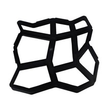 벽돌몰드 디자인 디딤돌 보도블럭 틀 시멘트 재사용 가능한 콘크리트 금형 DIY 포장 돌 정원 바닥 타일 도로 경로 메이커 파티오 파비먼트, 06 F, F
