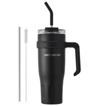 허니앤버니 텀블러 대용량 스텐 1100ml (손잡이&middot;빨대)