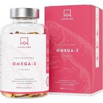 독일직구 오메가 3 어유 2000mg 높은 녹말 증류 EPA 800mg 하루 복용량 당 DHA 400mg GM과 글루텐 프리 120캡슐, 수량, 상세참조
