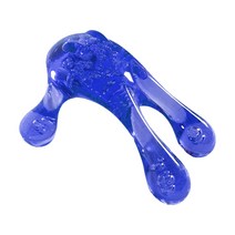 등 목 허리 다용도 휴대용지압기 핸드마사지 휴대용 지압봉 꾹꾹이 끄로바두꺼비 (4colors), B.넙덕이파랑톤