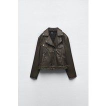 독일 자라 ZARA 인조 가죽 바이커 재킷 100071