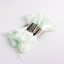 십자수 프랑스 자수 도안 공방 스킬 10개 실맞춤 실 색상 10개, 6 가닥, 3756