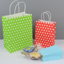 쇼핑백 종이가방 쇼핑백제작 미니 선물용 도시락 주문, 색상/사이즈, 대 - 빨강색