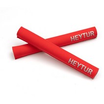 호환 frp 보트 선외기 낚시보트 2pcs 소프트 카누 카약 패들 그립 미끄럼 방지 핸들 커버 패들 보호 슬리브 카약 액세서리 수상 스포츠 부품, 빨간색