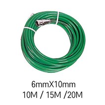 에어호스 연질 호수 카플러장착 우레탄호스 외경10 내경6 10m 15m 20m, 1개