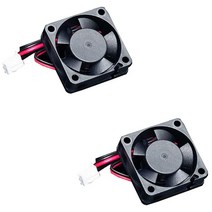 GBA-SZC 3010 쿨링 팬 저소음 12V DC 브러시리스 쿨러 0.15A 30mm x 10mm(2개 팩) (12V)