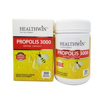 (뉴질랜드) 헬스윈 프로폴리스 3000mg 300소프트젤, 1팩