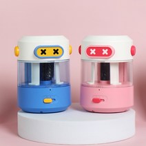 안녕로보 자동상승 자동연필깎이 전동연필깎이, 블루로보