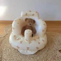 에어쿠션 베이비 쿠션 출산 선물 육아템 아기의자, 곰돌이