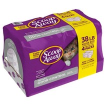 클로락스 스쿱어웨이 오도어컨트롤 악취제거 17.1kg/고양이모래/고양이탈취모래/응고형모래/배변용모래/고