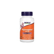 Now Foods 나우푸드 피크노제놀 30mg 60배지캡슐 Pycnogenol 프랑스 해안송 소나무껍질추출물 Pinus pinaster 암라추출물 Amla Extract 여감자