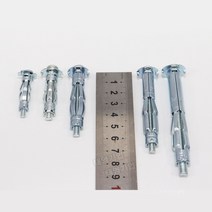 중공앙카100개 / 5가지의 사이즈 / 동공앙카 나비앙카 중공앙카총 육각축펀치 아이볼트, 중공앙카100개 M6  80