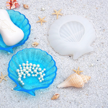 레진 공예 아트 조개 조가비 트레이 액세서리 접시 소품 보관 몰드 악세사리 부자재, 몰드_조가비