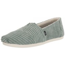 정품 TOMS 탐스 여성용 Alpargata 인조 모피 안감 슬립온 블랙 니트