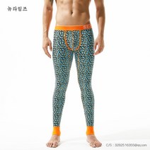 남성 내복 하의 트랜드 호피 프린트 레깅스 뉴타임즈 C13 P826J902