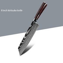 고기슬라이서 육설기 커터요리사 칼 레이저 다마스커스 스테인레스 스틸 주방 1-10 개 일본 산토쿠 생선, 10 J