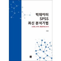 빅데이터 SPSS 최신 분석기법:신경망 SVM 랜덤포레스트 편, 한나래