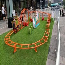 무동력 놀이 기구 스포츠 재미 오락 짚라인 장난감, 0자형 치팅 롤러코스터
