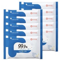 누리케어 손소독 물티슈 20매 10팩