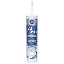 GE Silicone GE012 10.1 Oz Clear Window & Door Silicone Rubber Caulk (2 Pack) null, 2Pack