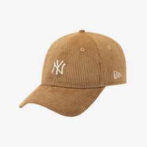 [백화점매장 정품출고] 뉴에라 야구모자 볼캡MLB 코듀로이 뉴욕 양키스 언스트럭쳐 볼캡 베이지