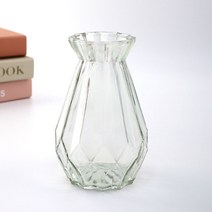 인테리어 소형 투명유리화병 예쁜 미니 꽃병 수경재배 실린더 오브제화병, 투명