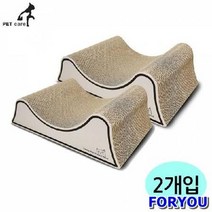 VEU658013테비 플레이그라운드 입체파도 고양이 스크래쳐(2개), 1