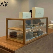 카페 빵 보관함 우드 나무 프레임 빈티지 쇼케이스, 상세 페이지 참고, 유형 A/맞춤형