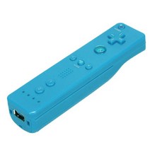 Wii & Wii U & Wiimote 용 원격 제어 무선 원격 게임 패드 컨트롤러, 라이트 블루
