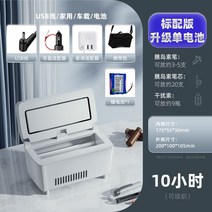 약품냉장고 휴대용 주사 보관 인슐린 시약 자동차 충전 가정용 의약품 여행 캠핑용, (단일 배터리) 10시간 지속 모델