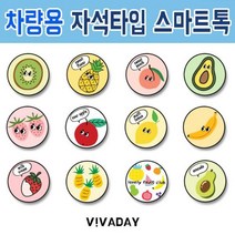 ETST-38 차량용 자석 마그네틱 스마트톡 - 과일, 3파인애플 후르츠, 3파인애플 후르츠, 3파인애플 후르츠