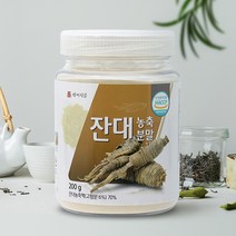 잔대 농축분말 200g HACCP 인증제품, 4+1병