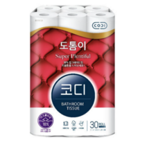 코디 도톰이 3겹 30m 30롤, 1팩