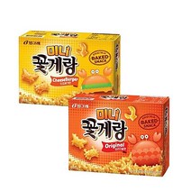 꽃게랑 미니 스낵 오리지널맛 40g x 5p + 치즈버거맛 40g x 5p, 1세트