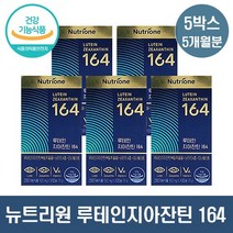 [뉴트리원]정우성 루테인지아잔틴164 5박스 (5개월분), 단품, 단품