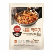 CJ 햇반쿡반 차돌깍두기볶음밥 아침대용 간편밥 410g, 2세트