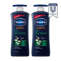 바세린 대용량 바디로션 맨리페어링 600ml 2개, 600ml x 2개