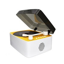 벽걸이 휴대용 CD 플레이어 다기능 cd 서라운드 사운드 블루투스 usb 홈, 노란색