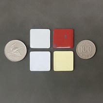 소형 정사각형 겔패드 23mm 디프저 방향제 다용도 받침대 고정 흡착판 부착판 데쉬보드 양면테이프, 단면겔패드블랙