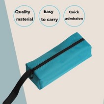 이동식공구함 못주머니 피스통 유지 보수 도구 가방 휴대용 수리 도구 가방 car storage bag 내구성 지퍼 storage carry bag car trunk, b-파란색--25x8.5x7cm