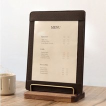 기타 우드 POP 꽂이 안내판 텍스 메뉴판 테이블 광고판 A5, 상세페이지 참조