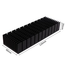 알루미늄 방열판 램 SSD 가스렌지 알루미늄 방열판 패널 전력 증폭기 라디터, 02 Black