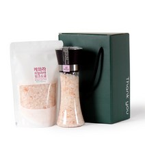 미담 뉴팩토리 히말라야핑크솔트 통후추 그라인더 암염 100%, 4번 그라인더 L+리필 합 600g