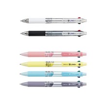 라인플러스 M-LINE 샤프식볼펜. 4색볼펜 UV인쇄무료 맞춤제작가능, 4색볼펜 다크퍼플 0.7