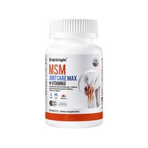 프리미엄 msm 엠에스엠 + nag 비타민d 보스웰리아 초록입홍합 관절 상어연골 조인트 영양제 휴대용약통 증정, 1개, 60정