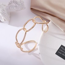 Ins 틈새 디자인 팔찌 여성 여름 간단한 황금 중공 팔찌 유럽과 미국 스타일의 콜드 스타일 온라인 연예인 팔찌