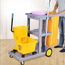 청소 카트 객실 핸드카 청소용 운반카 비품 미화 펜션, B 패키지 (사진 참조)