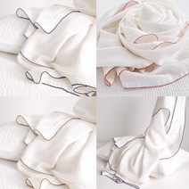 꾸멜 풍기인견 여름홑이불 스무디#, 스무디 인견홑이불 네이비