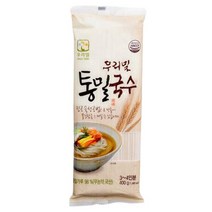 [우리집]우리밀 통밀국수 (400g) 간편식 아침대용 캠핑 자취생 간단식사 맛있는한끼 올가 행복한 추석, 1개