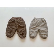 레브 기모 패딩팬츠 주니어 키즈바지 하의단품 패딩재질 아동복코디 스키장 의류 남녀공용